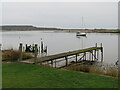 SZ1792 : Jetty on Christchurch Harbour by Malc McDonald