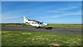 SW7352 : G-SCOL landing at Perranporth Airfield by Max