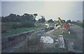 SJ3326 : Aston top lock, during restoration work by Andrew Longton