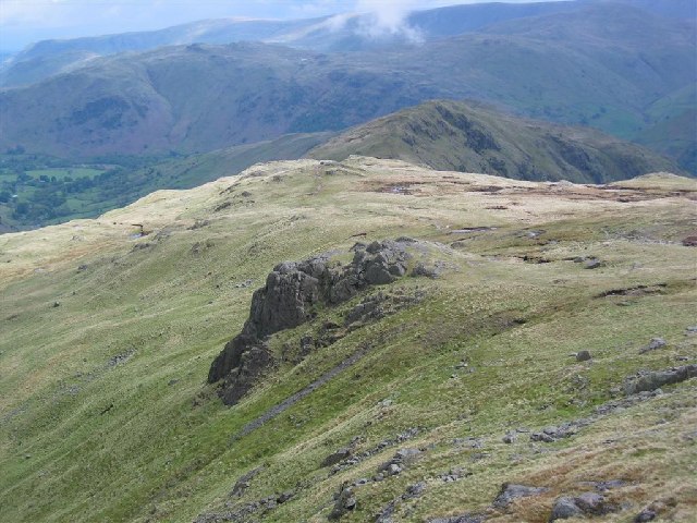 Hartsop Above How, from below Hart Crag