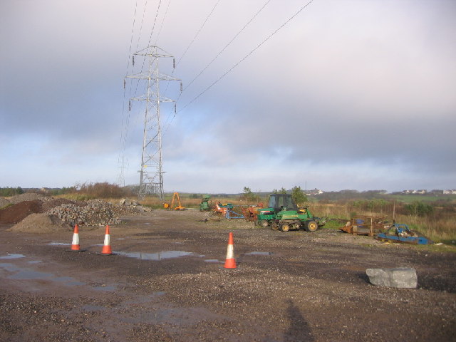 Machine park at Whitehaven Golf Course.