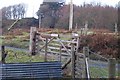 SH7755 : Pant yr Hyddod farm gate entrance by Terry Hughes