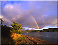 NM9234 : Rainbow over Loch Etive by Richard Childs