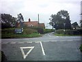 TM3881 : A144 Stone Street at Spexhall Crossroads by Geographer