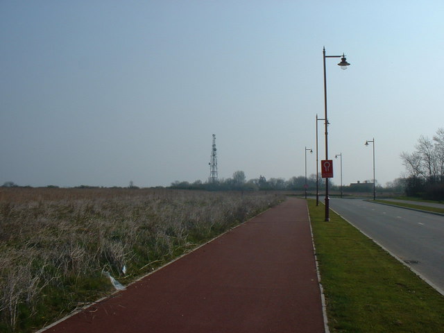 Street lights in Upper Cambourne