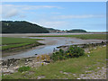 SH8076 : Conwy estuary, castle and bridge from RSPB reserve by Pauline E