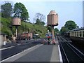 SO7975 : Water towers, Bewdley station by Roger Cornfoot