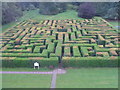 NT3335 : The maze at Traquair by M J Richardson