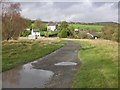 SN7167 : Station site at Ystrad Meurig by Nigel Brown