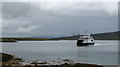 NF9179 : Calmac ferry approaching the slipway. by Gordon Hatton