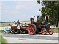 SU0050 : Steam traction engine, Gore Cross, Wiltshire by Brian Robert Marshall