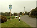 TM3144 : The village sign at Shottisham by Robert Edwards