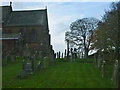 NY1441 : St. Kentigern's Churchyard, Aspatria by William Metcalfe