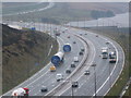 SE0416 : Scout Moor Turbine Tower Delivery on the M62 by Paul Anderson