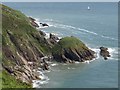 SX9150 : Rocks at Pudcombe Cove by Derek Harper