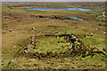 NG4759 : Sheepfold above Loch Cuithir by John Allan