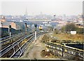 SJ8499 : Miles Platting incline/ Newtown carriage sidings 1989 by Peter Whatley