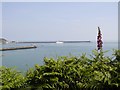 SM9538 : The Fast ferry leaving Fishguard Harbour by Shaun Butler