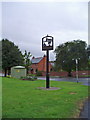 SK5021 : Village sign, Hathern by Eirian Evans