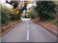 TM2241 : Approaching the  A1156 Felixstowe Road on The Street by Geographer