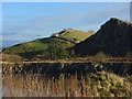 NY7166 : Quarry and Hadrian's Wall, Cawfields by Andrew Smith