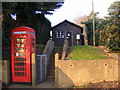 TM4469 : Westleton Telephone Exchange & Telephone Box by Geographer