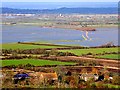 ST4120 : Somerset Levels : Lower Burrow and flooding on West Moor by Nigel Mykura