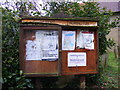 TM4274 : St.Peter's Church, Thorington Notice Board by Geographer