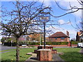 TM1246 : Bramford Village Sign by Geographer