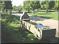 TQ1971 : 'Metropolitan' drinking trough in Richmond Park by Stephen Craven