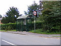 TM3861 : Bigsby's Corner Bus Shelter by Geographer