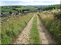 SK0880 : Footpath towards Sparrowpit by Chris Wimbush