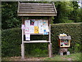 TM3266 : Bruisyard Village Notice Board by Geographer