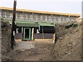 SP9313 : New Visitors Centre at College Lake  Entrance Under Construction (September 2009) by Chris Reynolds