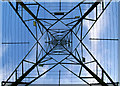 NZ0720 : Pylon from ground zero by Andy Waddington