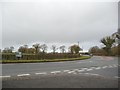 SJ7674 : Sharp bend on the A50, near Radbroke Hall by Christine Johnstone