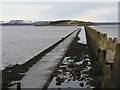 NT1977 : Causeway to Cramond Island by M J Richardson