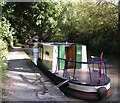 SP3564 : Moorings below Radford Bottom Lock by David P Howard