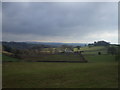 ST3196 : Farmland beside the road to Coed-y-paen by John Lord