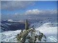 NY2308 : Summit cairn, Allen Crags by Chris Holifield