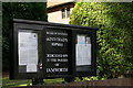 SK1705 : St Chad's Church, Church Noticeboard  (2) by Chris' Buet