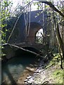 SP3050 : Double arch bridge on the S&MJR, near Combrook by David P Howard