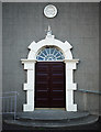 J5278 : Entrance door, Ballygrainey Presbyterian Church by Rossographer