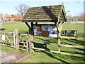 TM3365 : Bruisyard Village Notice Board by Geographer