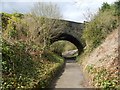 NS8083 : Bridge over the Old Railway Line Path by Lairich Rig