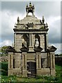 NZ0455 : Hopper Mausoleum, Greymare Hill by Andrew Curtis