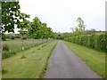 SP3253 : Driveway and bridleway to Poolfield Cottages by David P Howard