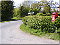 TM2868 : B1116 Laxfield Road & Goddards Corner Postbox by Geographer