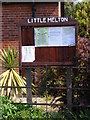 TG1506 : Little Melton Village Notice Board by Geographer