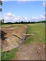 TM3370 : Newly dug ditch at Moat Farm by Geographer